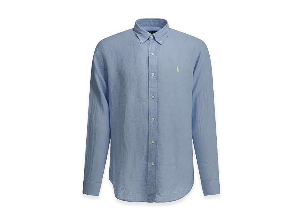 Polo Ralph Lauren Casual Shirt With Logo "Light Blue"