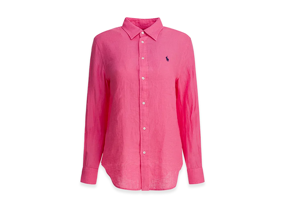 Polo Ralph Lauren Women's Classic-Fit Linen Shirt "Pink"