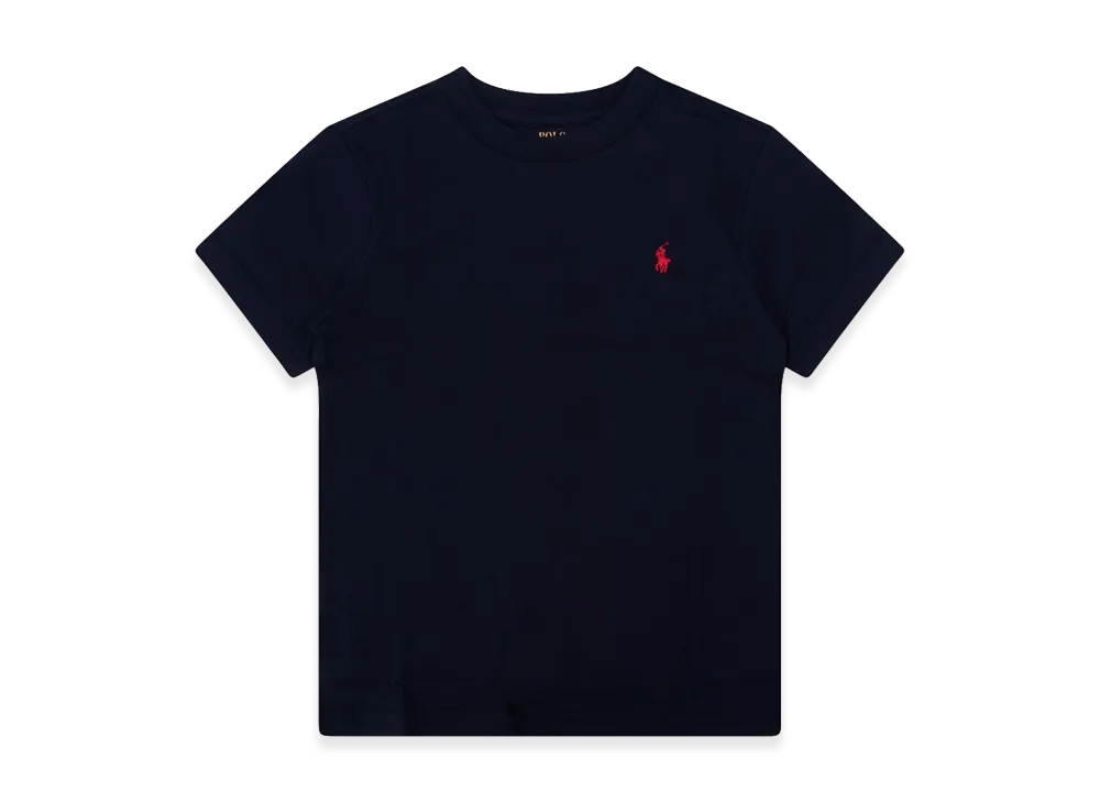 Polo Ralph Lauren Kids Cotton Jersey Crewneck T-Shirt "Navy"