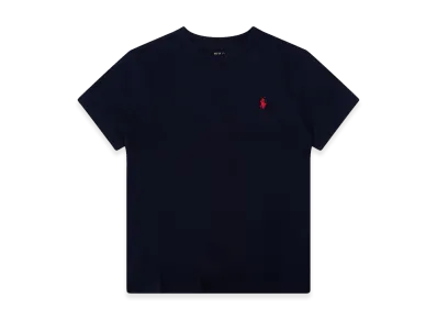 Polo Ralph Lauren Kids Cotton Jersey Crewneck T-Shirt "Navy"