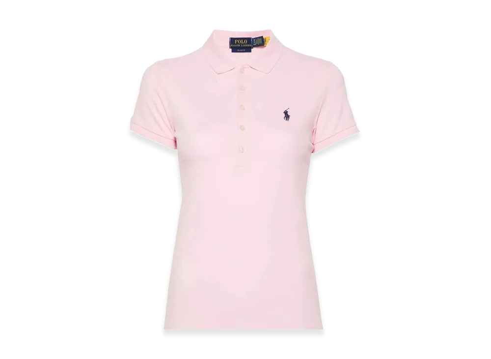 Polo Ralph Lauren Women's Cotton Logo Polo Shirt "Pink"