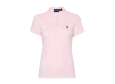 Polo Ralph Lauren Women's Cotton Logo Polo Shirt "Pink"