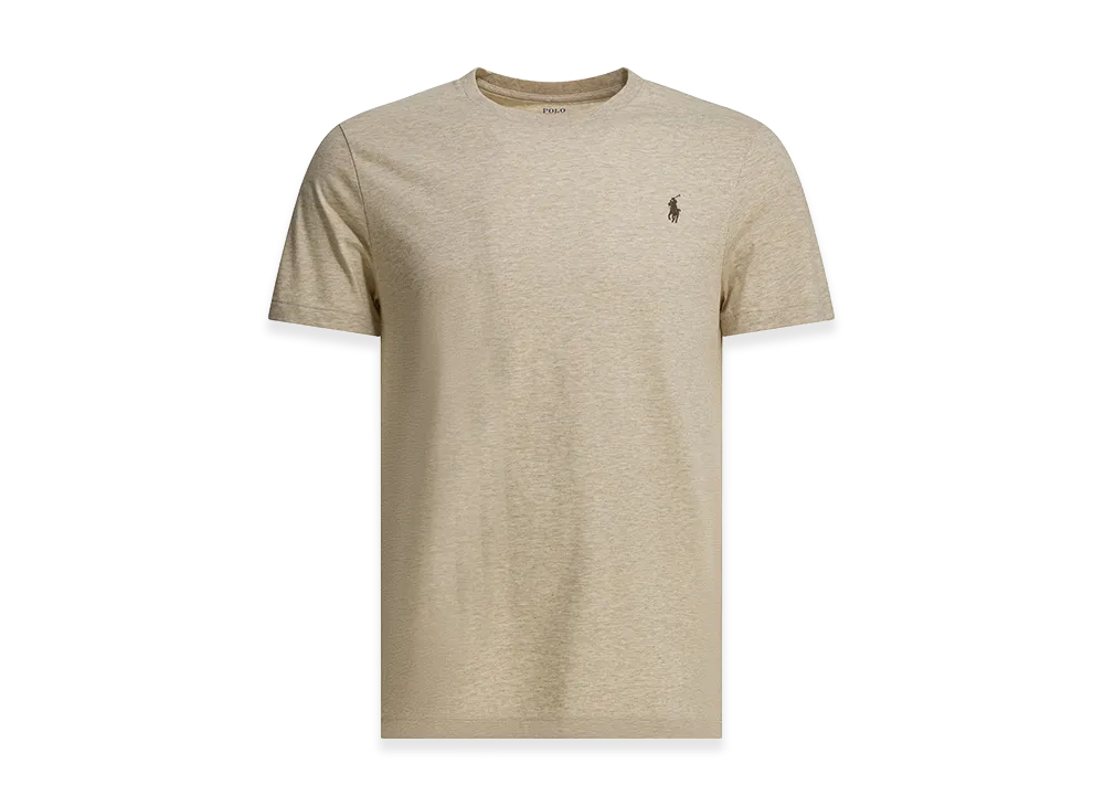 Polo Ralph Lauren Crew-Neck T-Shirt With Logo "Beige"