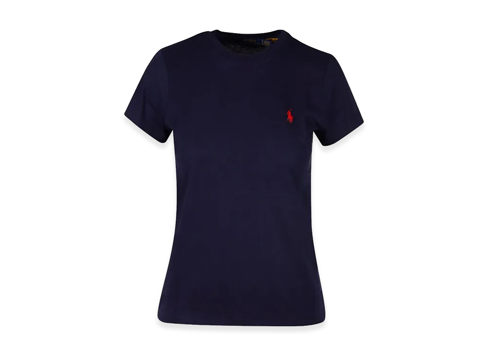 Polo Ralph Lauren Women's Crew-Neck T-Shirt With Logo "Navy"