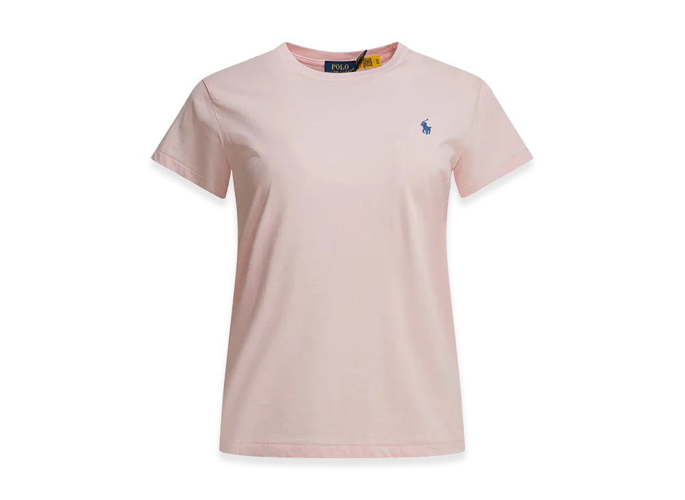 Polo Ralph Lauren Women's Crew-Neck T-Shirt With Logo "Pink"