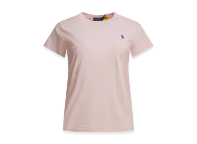Polo Ralph Lauren Women's Crew-Neck T-Shirt With Logo "Pink"