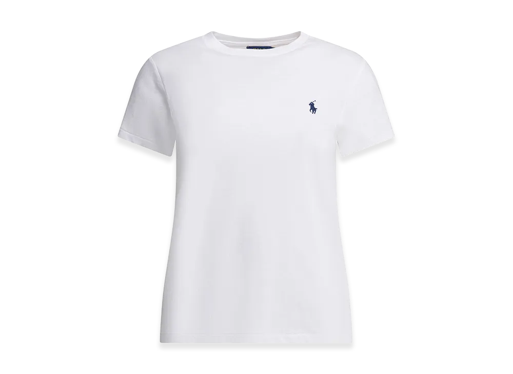 Polo Ralph Lauren Women's Crew-Neck T-Shirt With Logo "White"