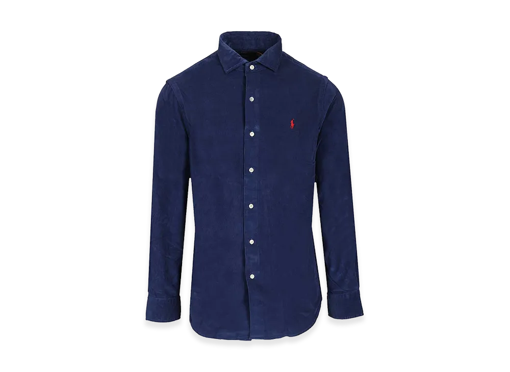 Polo Ralph Lauren Custom Fit Velvet Shirt "Navy"