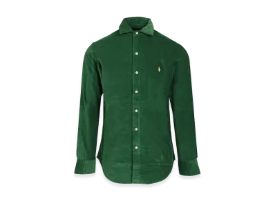 Polo Ralph Lauren Custom Fit Velvet Shirt "Green"