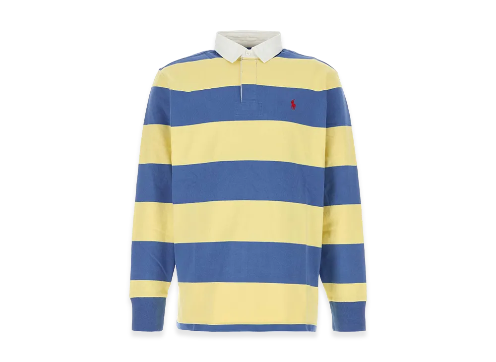 Polo Ralph Lauren Embroidered Cotton Polo Shirt "Yellow/Blue"