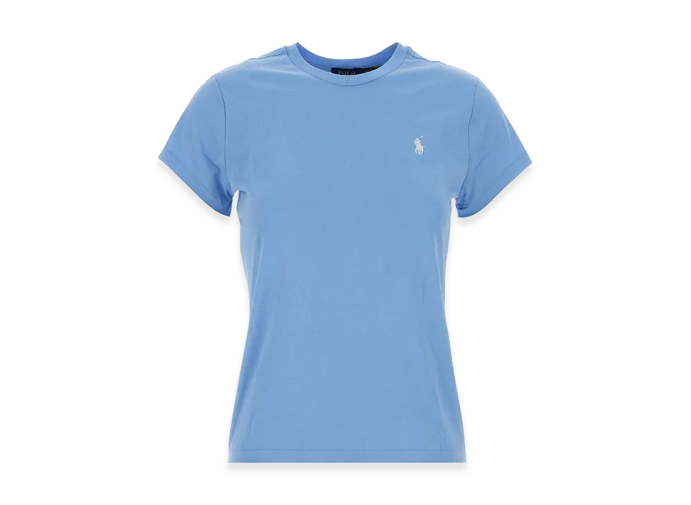 Polo Ralph Lauren Women's Cotton T-Shirt "Light Blue"