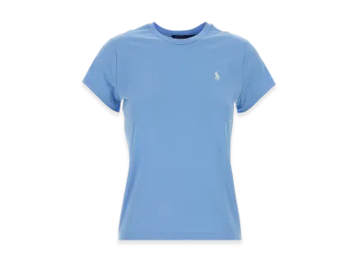 Polo Ralph Lauren Women's Cotton T-Shirt "Light Blue"