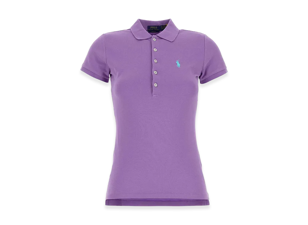Polo Ralph Lauren Women's Piquet Polo Shirt "Purple"