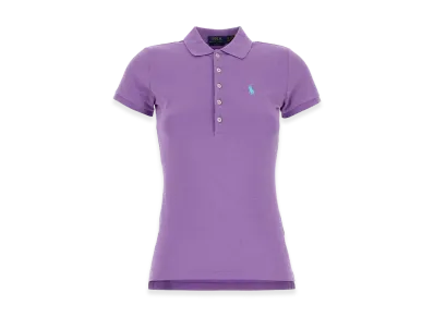 Polo Ralph Lauren Women's Piquet Polo Shirt "Purple"