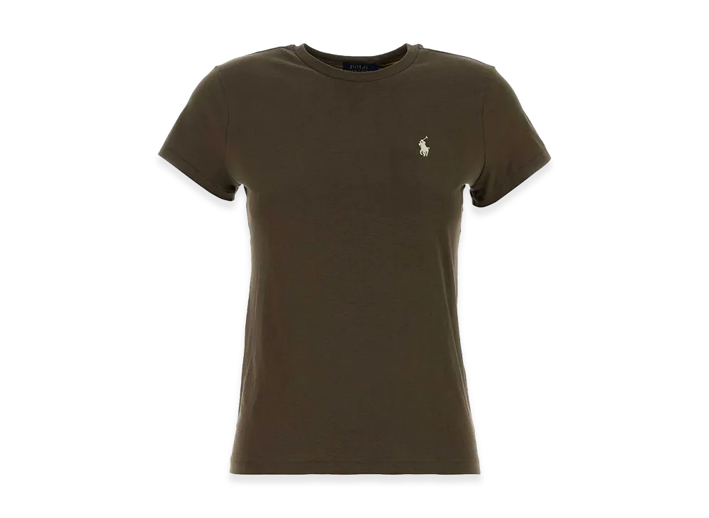 Polo Ralph Lauren Women's Cotton T-Shirt "Olive Green"