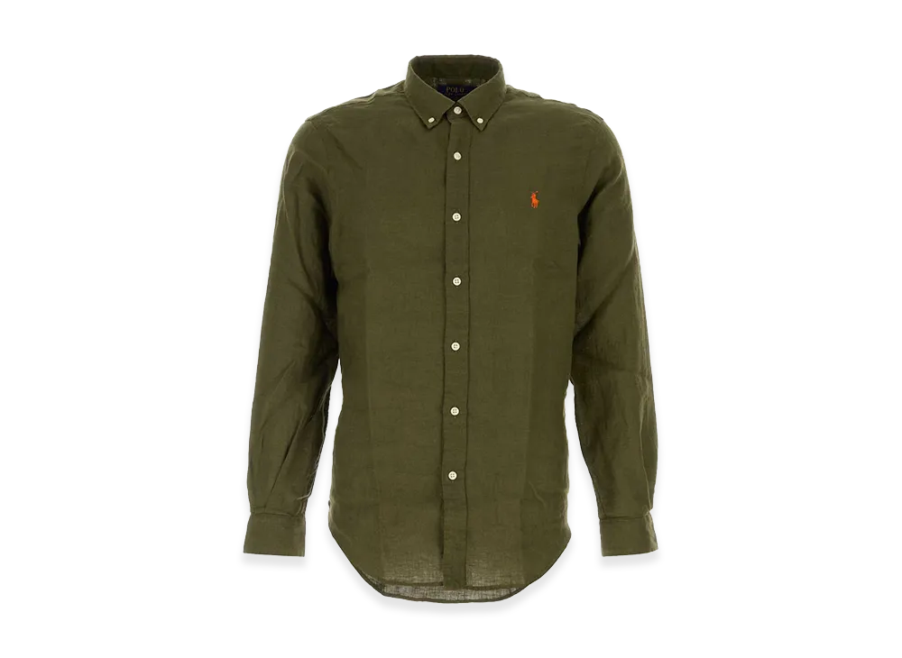 Polo Ralph Lauren Linen Shirt "Olive Green"