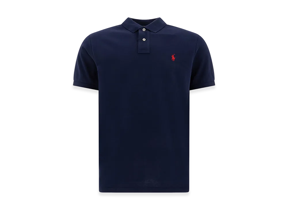 Polo Ralph Lauren Pique Polo Shirt "Navy"