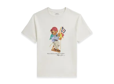 Polo Ralph Lauren Kids Polo Bear Cotton Jersey T-Shirt "White"