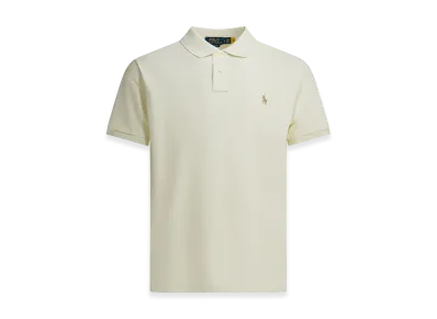 Polo Ralph Lauren Polo Shirt With Buttons And Logo "Ivory"
