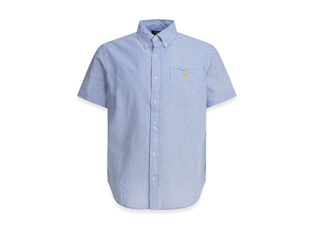 Polo Ralph Lauren Seersucker Shirt "Light Blue"