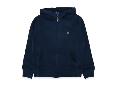 Polo Ralph Lauren Kids French Terry Full-Zip Hoodie "Navy"