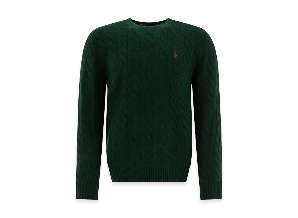 Polo Ralph Lauren "Pony" Cable-Knit Sweater "Green"