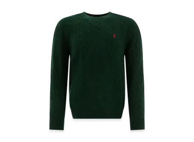 Polo Ralph Lauren "Pony" Cable-Knit Sweater "Green"