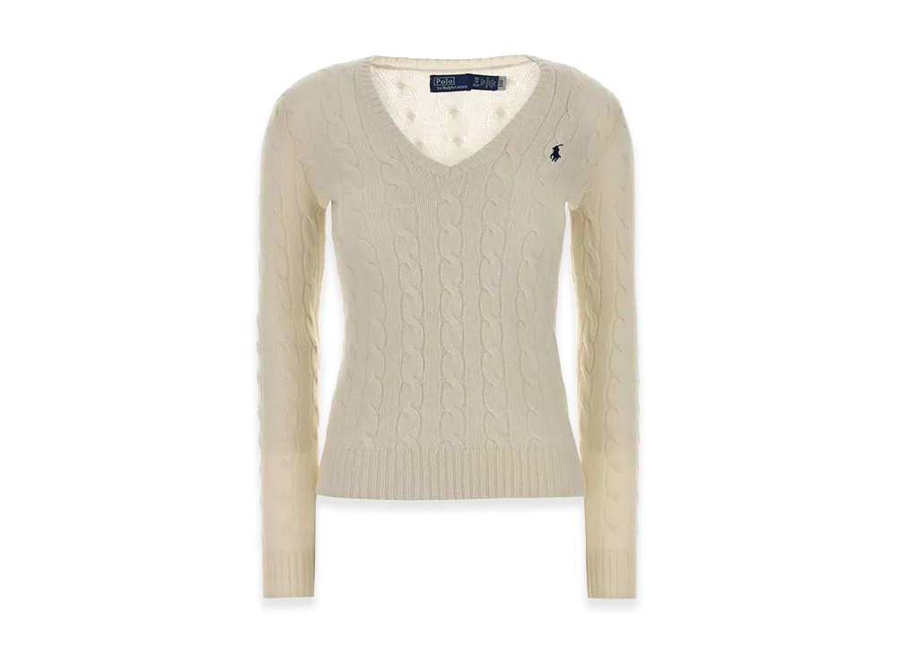 Polo Ralph Lauren Women's Wool Blend Sweater "White"