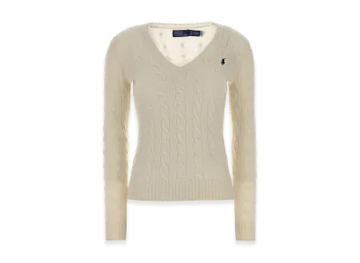 Polo Ralph Lauren Women's Wool Blend Sweater "White"