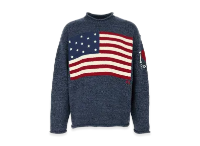 Polo Ralph Lauren Cotton Oversize Sweater "Blue"