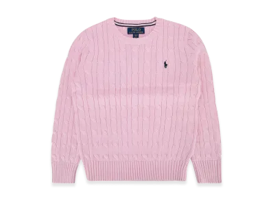 Polo Ralph Lauren Kids Polo Pony Cable-Knit Jumper "Pink"