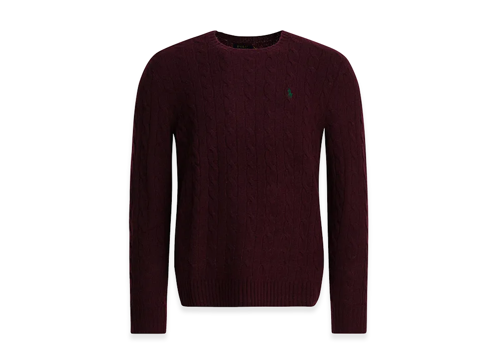 Polo Ralph Lauren Wool And Cashmere Sweater "Bordeaux"