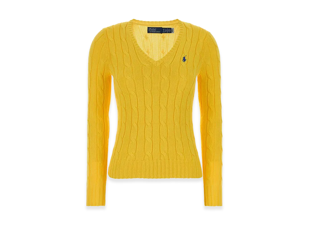 Polo Ralph Lauren Women's Cotton Sweater "Yellow"