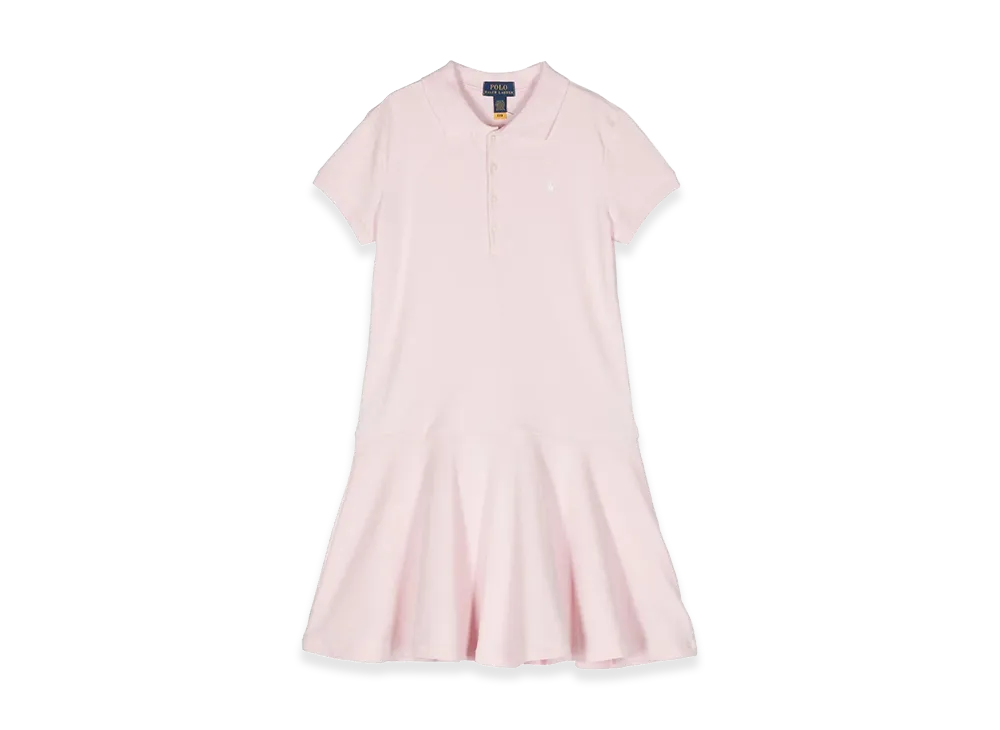 Polo Ralph Lauren Kids Short-Sleeved Polo Dress "Pink"