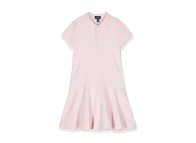 Polo Ralph Lauren Kids Short-Sleeved Polo Dress "Pink"