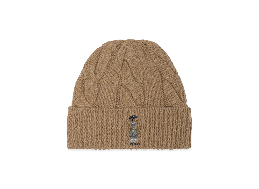 Polo Ralph Lauren Women's "Polo Bear" Beanie "Beige"