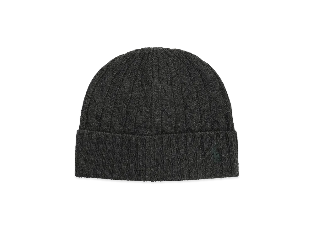 Polo Ralph Lauren Wool Hat With Pony "Grey"