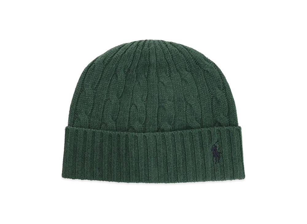 Polo Ralph Lauren Wool Hat With Pony "Green"