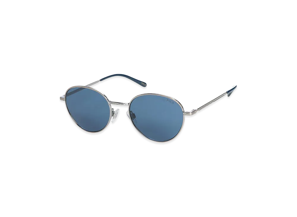 Polo Ralph Lauren Sunglasses Round Metal "Silver"