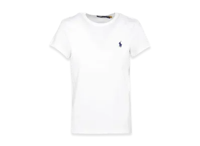 Polo Ralph Lauren Women's Logo One-Point Crewneck Cotton Short Sleeve T-Shirt "White"