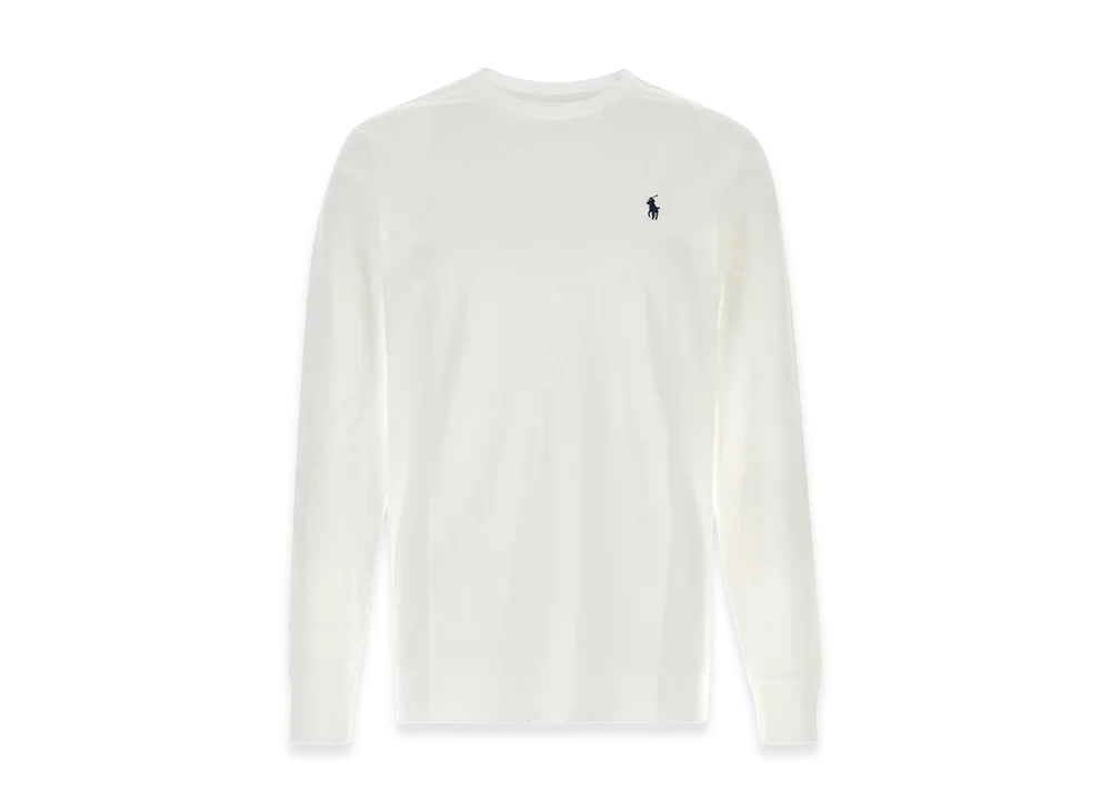 Polo Ralph Lauren Crewneck Cotton Long Sleeve T-Shirt "White"