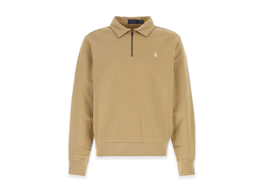 Polo Ralph Lauren Cotton Long Sleeve Polo Shirt "Beige"