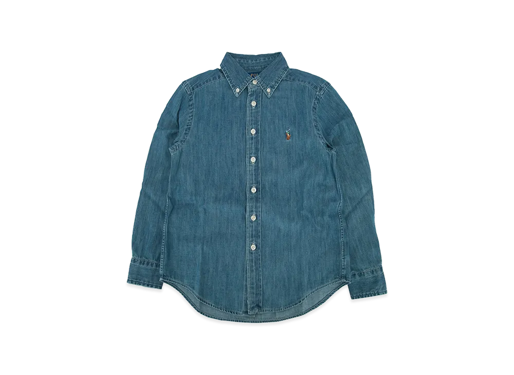 Polo Ralph Lauren Kids Cotton Chambray Shirt "Blue"