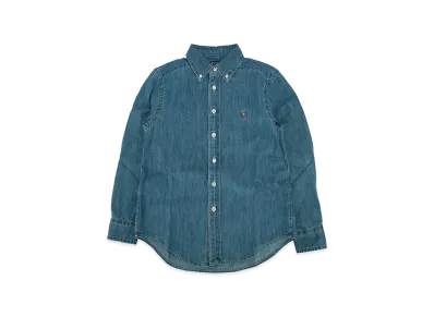 Polo Ralph Lauren Kids Cotton Chambray Shirt "Blue"