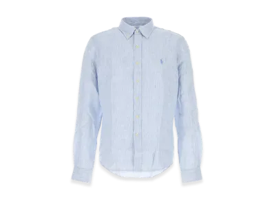 Polo Ralph Lauren Embroidered Linen Shirt "Blue"