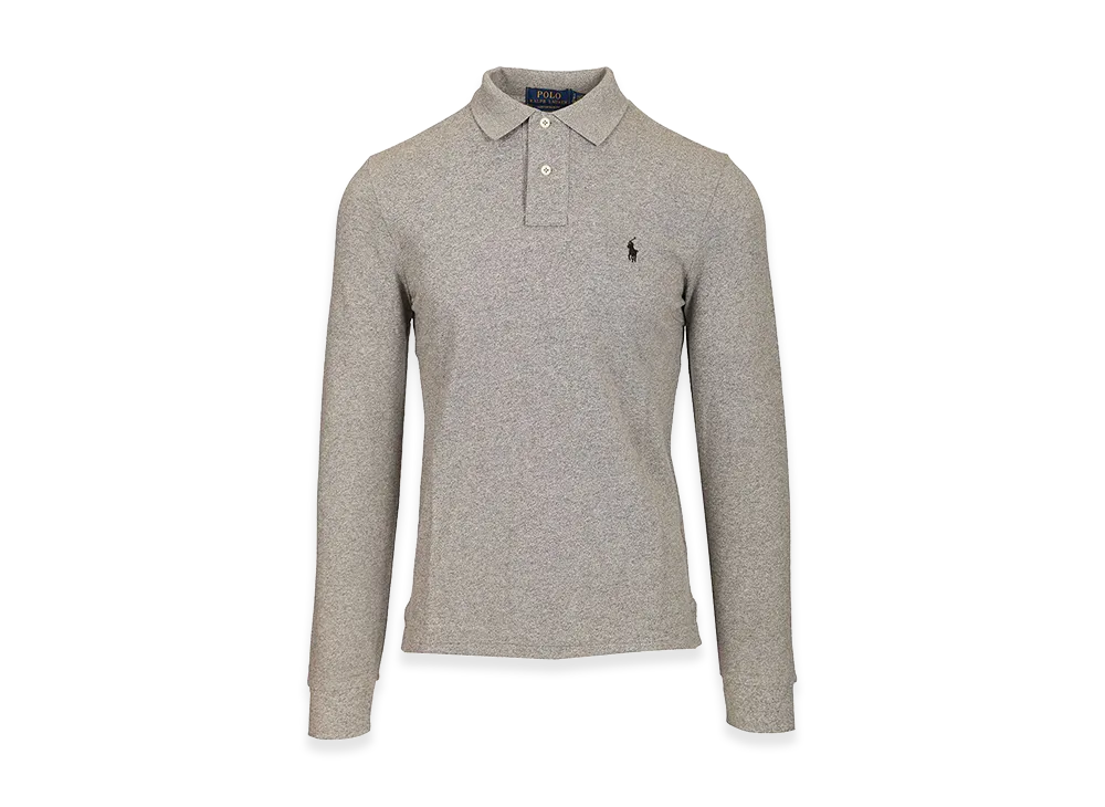 Polo Ralph Lauren Long-Sleeved Polo Shirt "Gray"