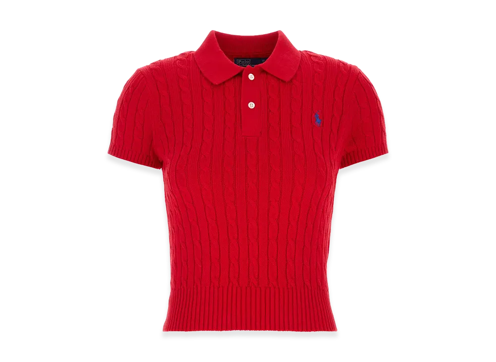 Polo Ralph Lauren Women's Cotton Polo Shirt "Red"