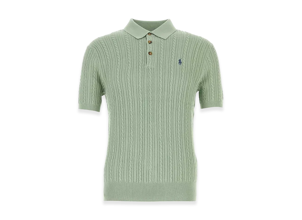 Polo Ralph Lauren Cotton Polo Shirt "Sage Green"