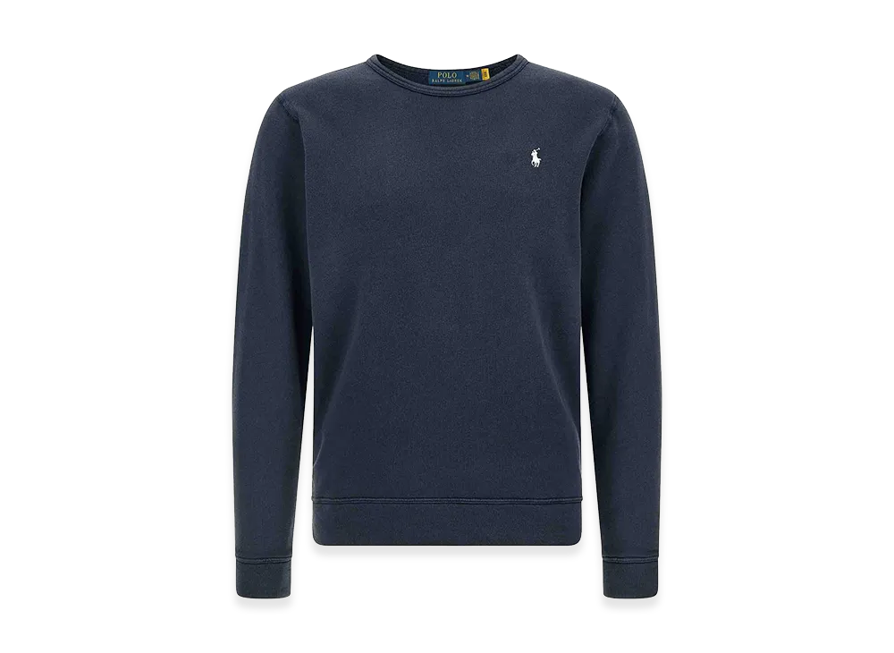 Polo Ralph Lauren Cotton Blend Sweatshirt "Navy Blue"