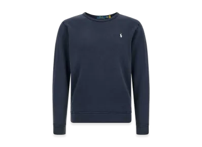 Polo Ralph Lauren Cotton Blend Sweatshirt "Navy Blue"